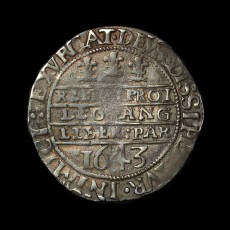 Charles I shilling reverse