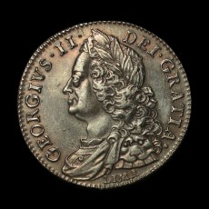 George II halfcrown obverse