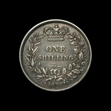 1850 shilling reverse