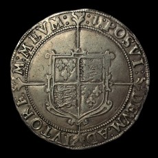Elizabeth I crown reverse