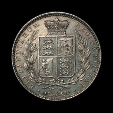 Victoria halfcrown reverse