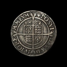Elizabeth I sixpence reverse