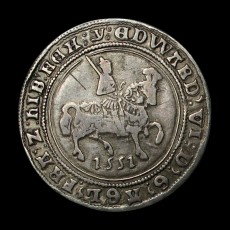 Edward VI halfcrown obverse