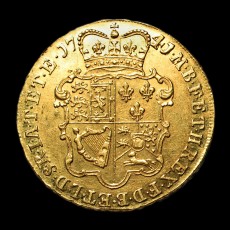 George II five guineas reverse