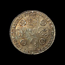 George II shilling reverse