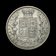 Victoria halfcrown reverse