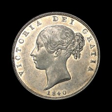 Victoria halfcrown obverse