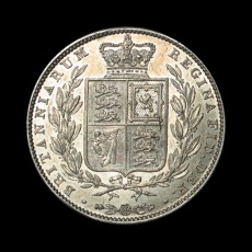 Victoria halfcrown reverse