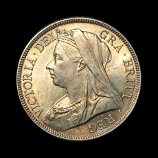 Victoria halfcrown obverse