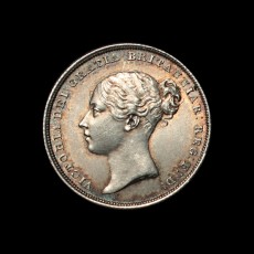 1838 shilling obverse