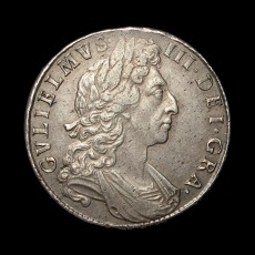 William III halfcrown obverse