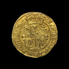 Charles I double-crown reverse
