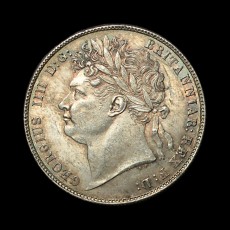 George IV halfcrown obverse