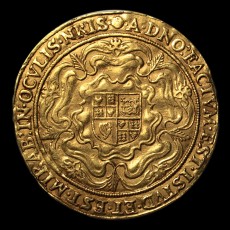 James I rose ryal reverse