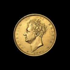 1826 sovereign obverse