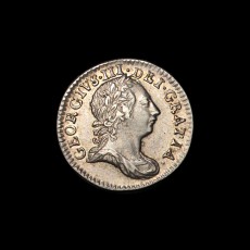 1765 threepence obverse