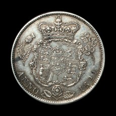 1821 halfcrown reverse