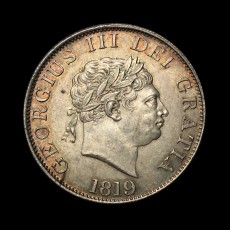1819 halfcrown obverse