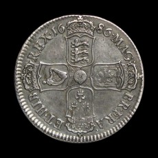 James II halfcrown reverse