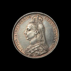 1890 shilling obverse