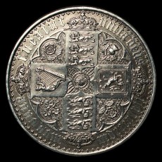 Victoria crown reverse