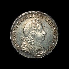 George I shilling obverse