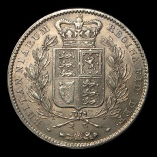 1845 crown reverse