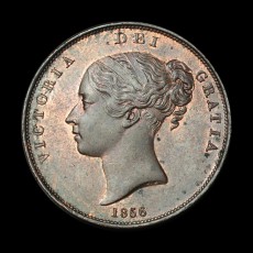 1856 penny obverse