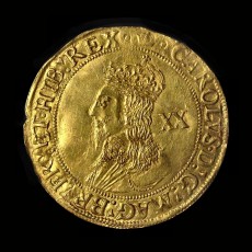 Charles I Unite obverse