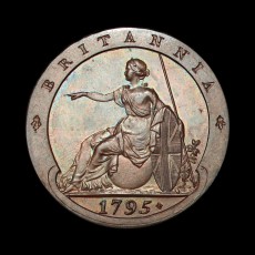 1795 halfpenny reverse