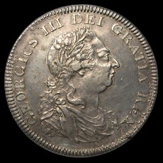 George III dollar obverse