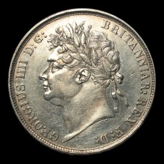 1821 crown obverse