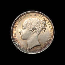 1872 shilling obverse