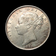 1885 halfcrown obverse