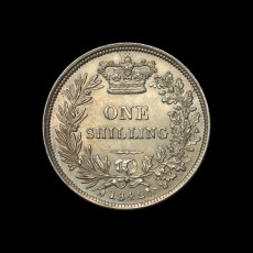 1842 shilling reverse