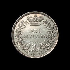 1834 shilling reverse