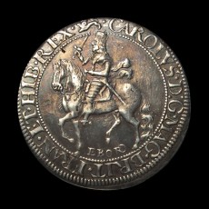 Charles I halfcrown obverse