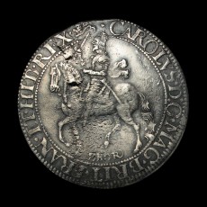 Charles I halfcrown obverse