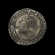 Elizabeth I sixpence reverse