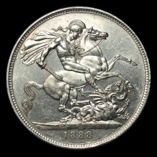 1888 crown reverse