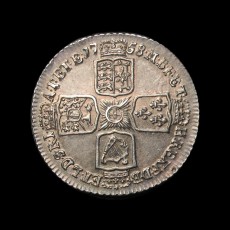 George II shilling reverse