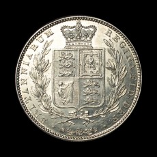 Victoria halfcrown reverse