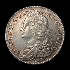 1745 halfcrown obverse