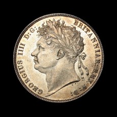 1820 halfcrown obverse