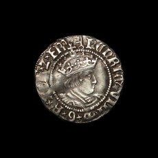 Henry VIII halfgroat obverse