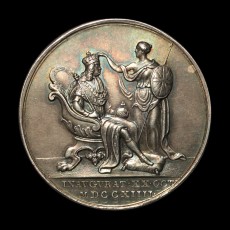 George I coronation medal reverse