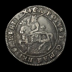 Charles I halfcrown obverse