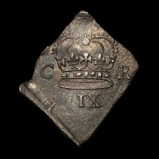 Charles I ninepence obverse