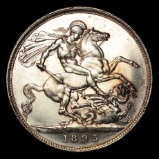 Victoria crown reverse