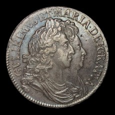 William and Mary crown obverse